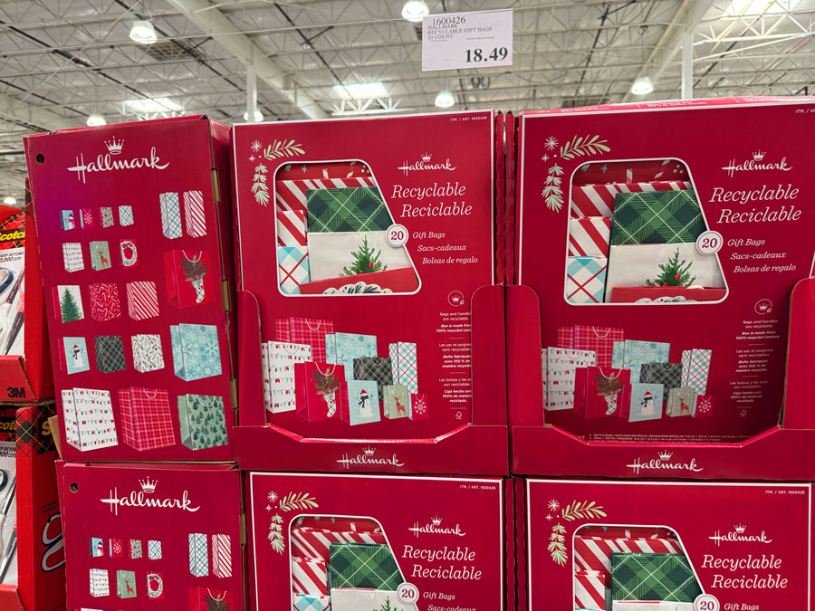 Hallmark Recyclable Gift Bags at Costco
