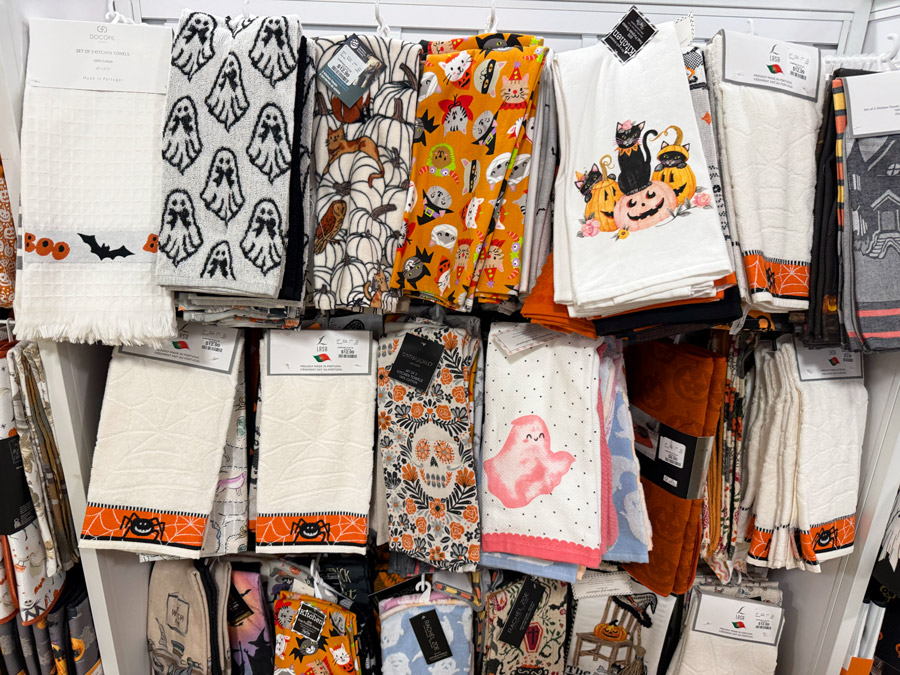 Halloween-Themed Dish Towels