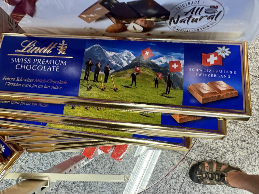 A sweet premium souvenir from Switzerland.