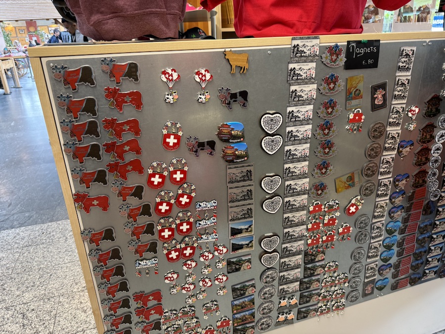 A large selection of magnets is a must-have souvenir from every trip.