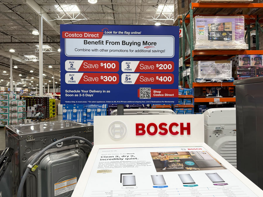 Large Household Appliance Deals at Costco