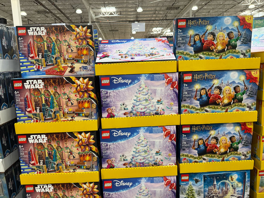 LEGO 2025 Advent Calendars at Costco