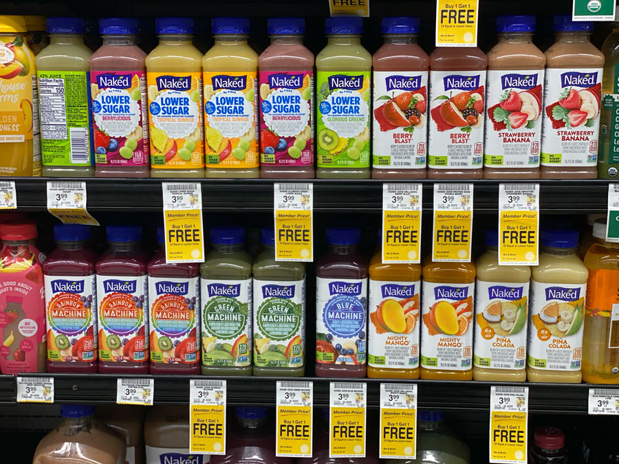 Naked Juices at Pavilions
