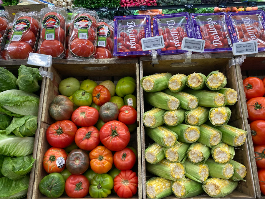 Organic Vegetables at Erewhon