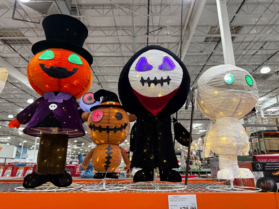 Pop-up Halloween Friends, Set of 4 at Costco
