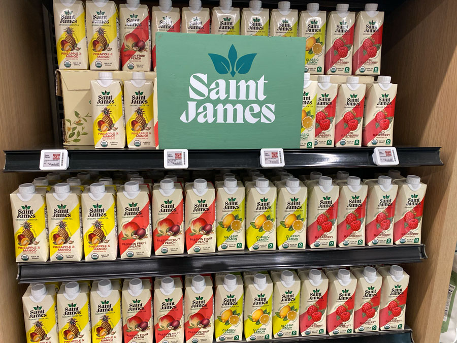 Saint James Organic Teas at Erewhon