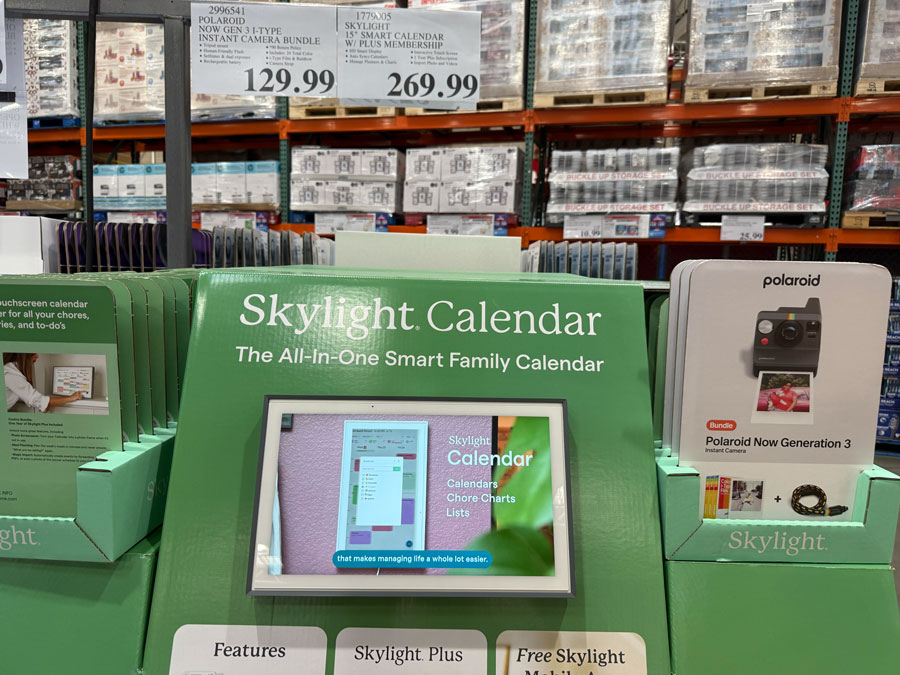 Skylight Calendar at Costco