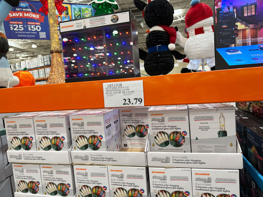 Sylvania Stay-Lit Color Light String 200 Count at Costco