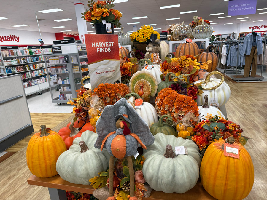Thanksgiving Day Decorations at T.J.Maxx