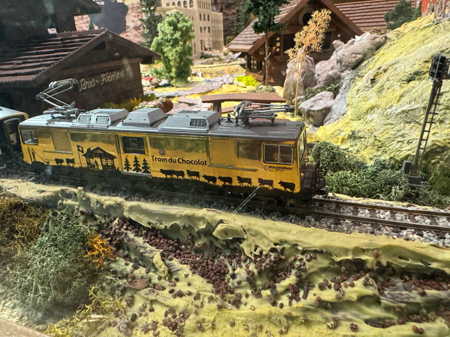 The Chocolate Train in Cailler Museum