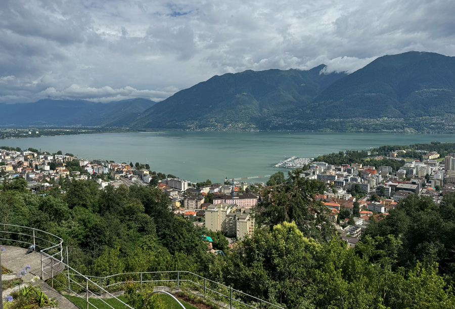 View of Lake Lugano, Switzerland