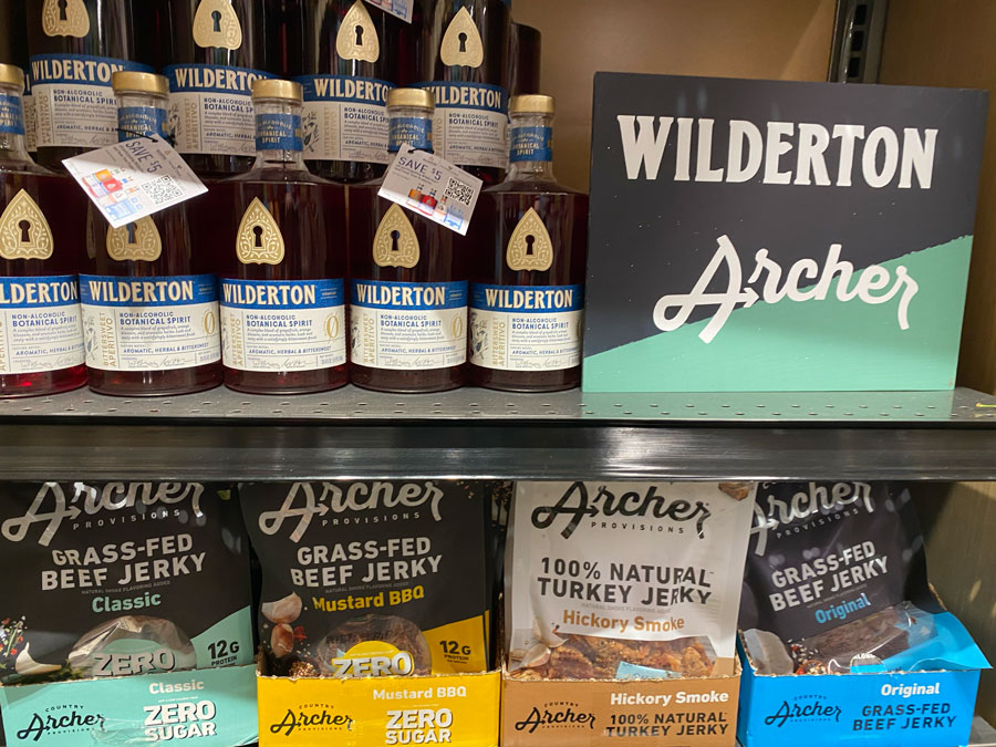 Wilderton Non-Alcoholic Spirits and Archer Jerky at Erewhon