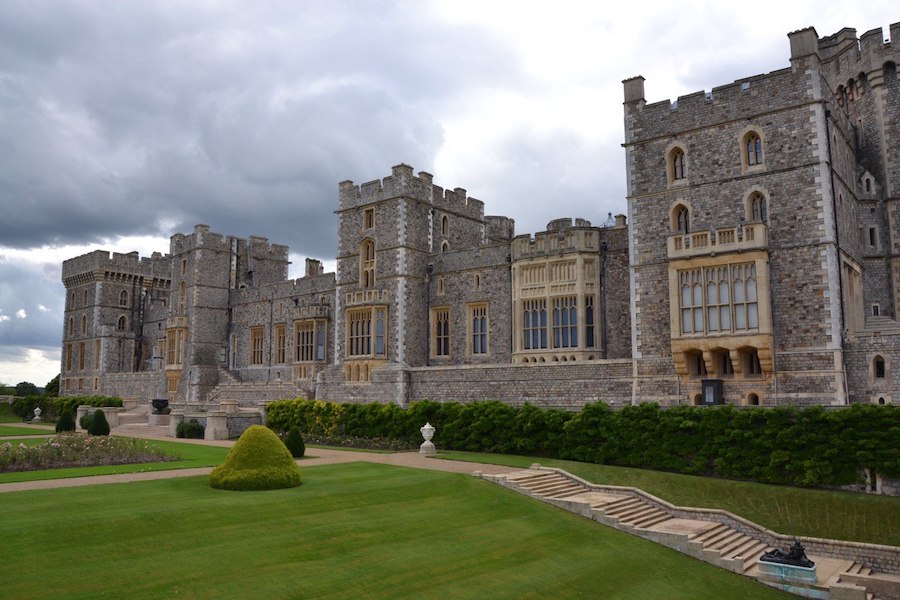 Majestic view of the world’s oldest inhabited castle.