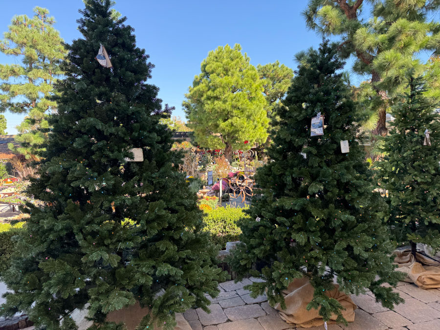 Artificial Christmas Trees on Sale at Roger's Gardens