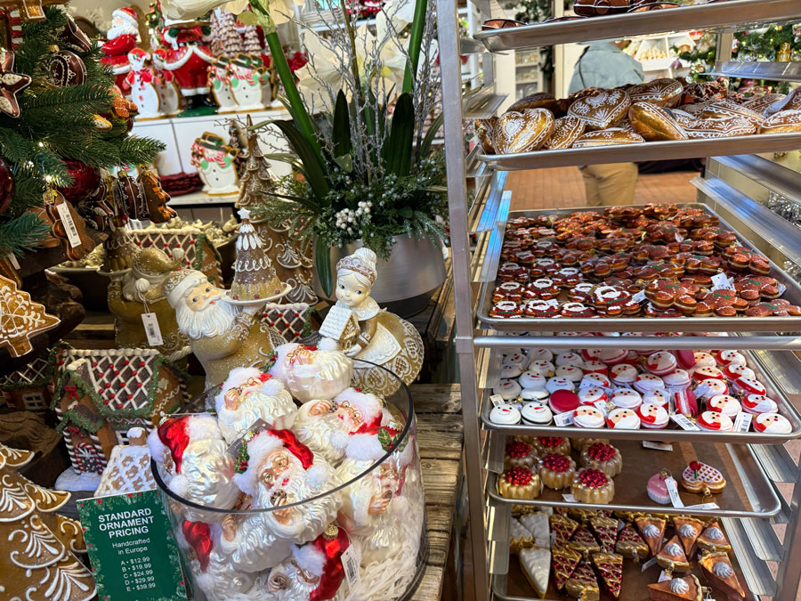 Christmas treats ornaments - Roger's Gardens, CA