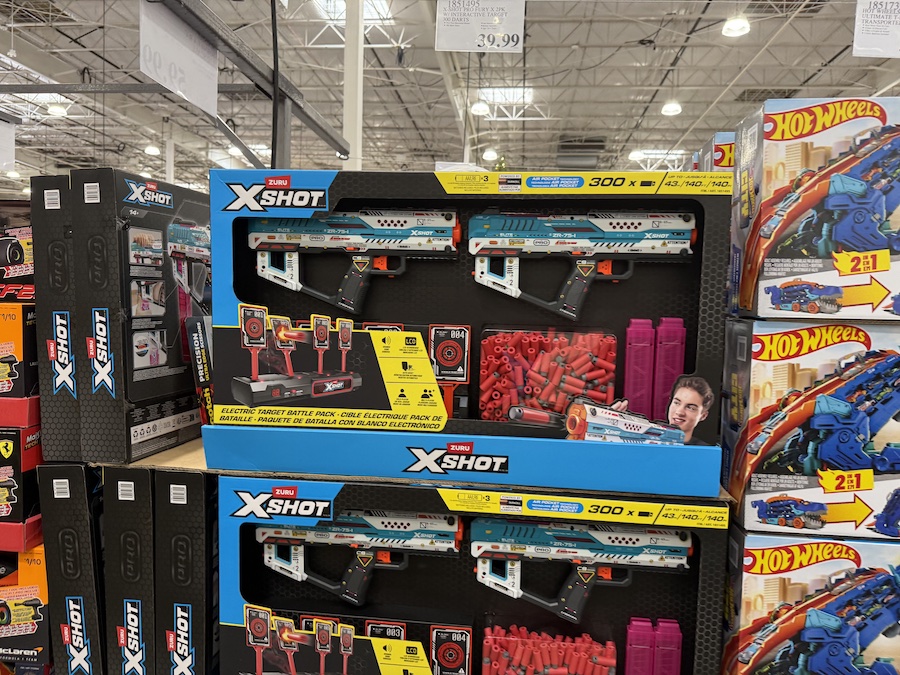Zuru X-Shot Pro Fury-X Battle Blaster 2-pack toy guns ready for action.