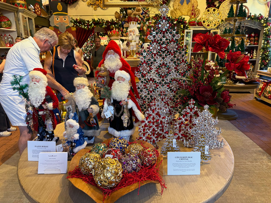 Czech Republic Crystal at Roger's Gardens Christmas Boutique