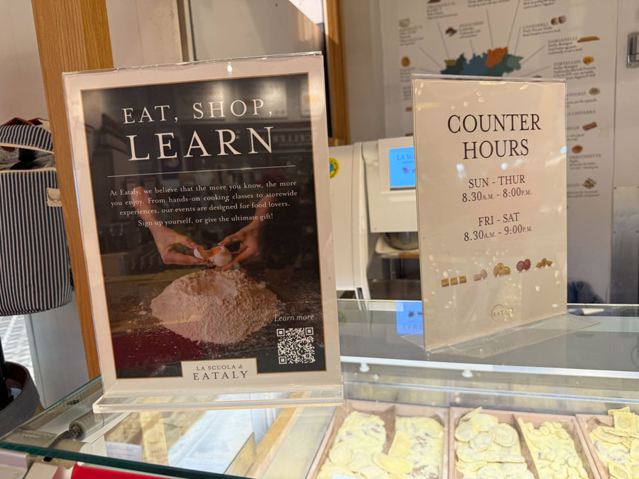 Hands-on Cooking Classes at Eataly