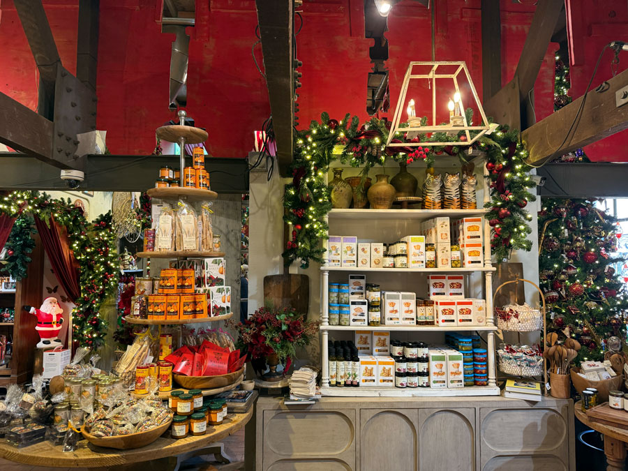Holiday products in store at Roger's Gardens