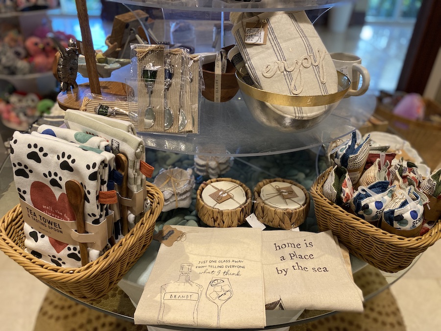 Kitchen accessories will remind you of your days spent on Marco Island Florida every day.