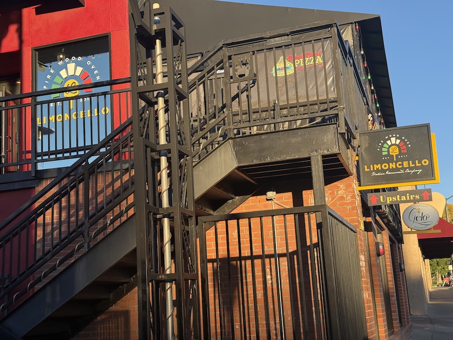 Upstairs view of Limoncello Pizzeria Napoletana.