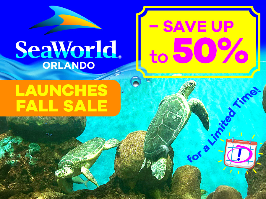SeaWorld Orlando Launches Fall Sale – Save Up To 50% For A Limited Time!
