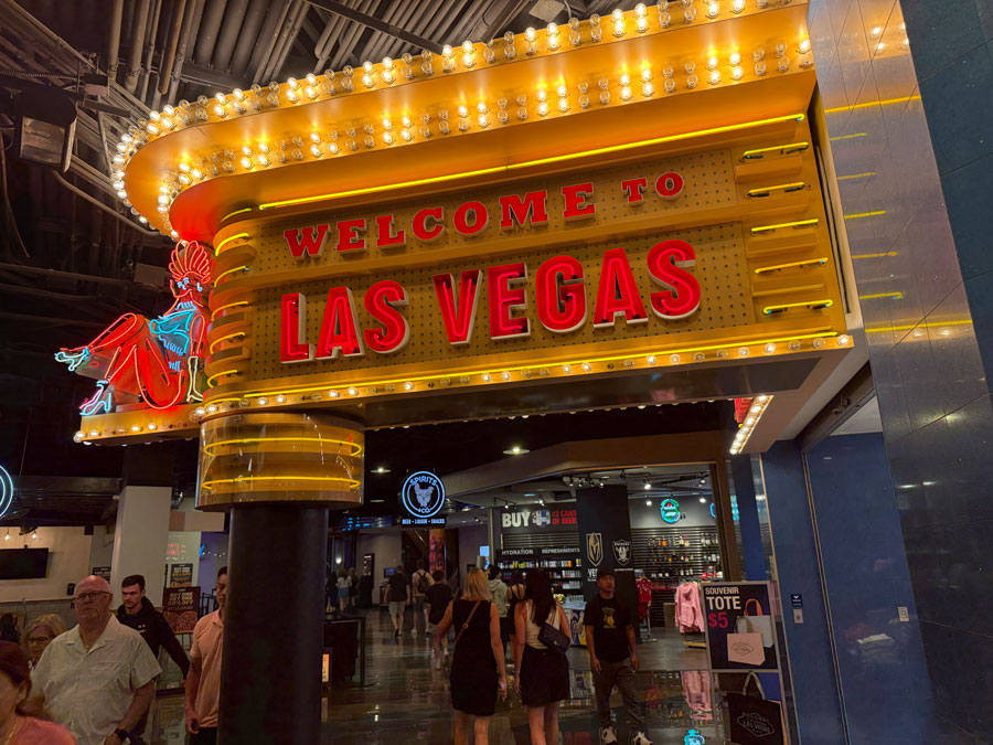 Welcome To Las Vegas Sign at MGM Grand