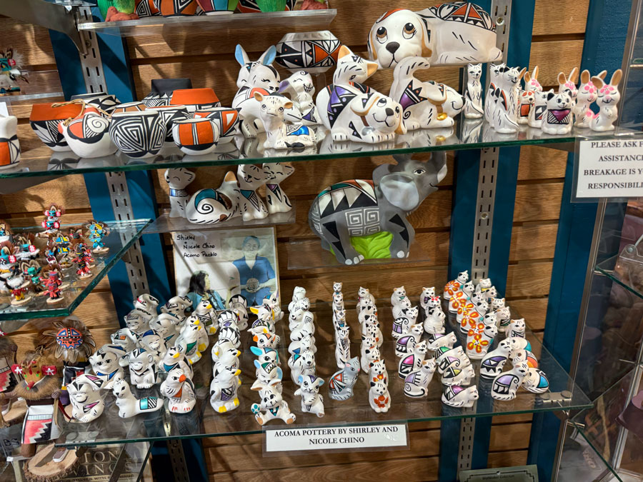 Acoma Pottery Figurine by Shirley and Nicole Chino - Sedona