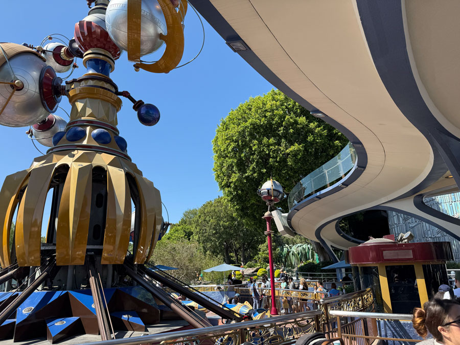 Astro Orbiter at Disneyland Park in Anaheim, California
