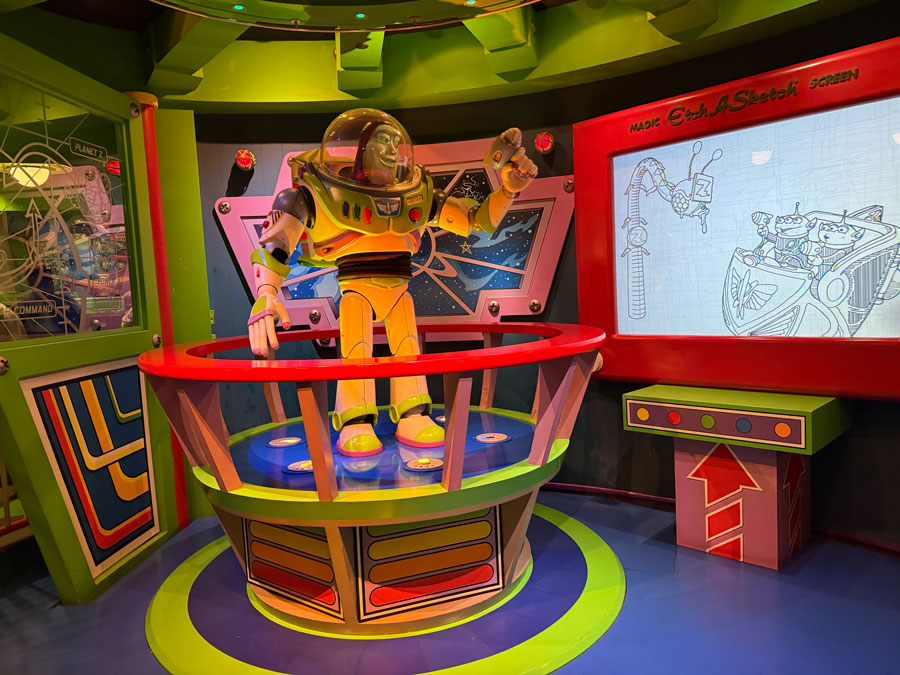 Buzz Lightyear Astro Blasters Attraction - Disneyland