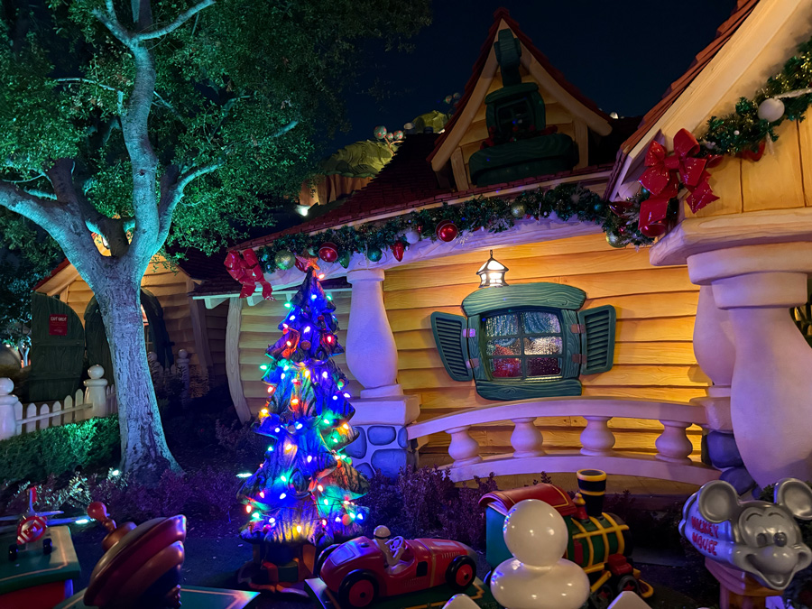 Christmas Mickey's Toontown at Disneyland
