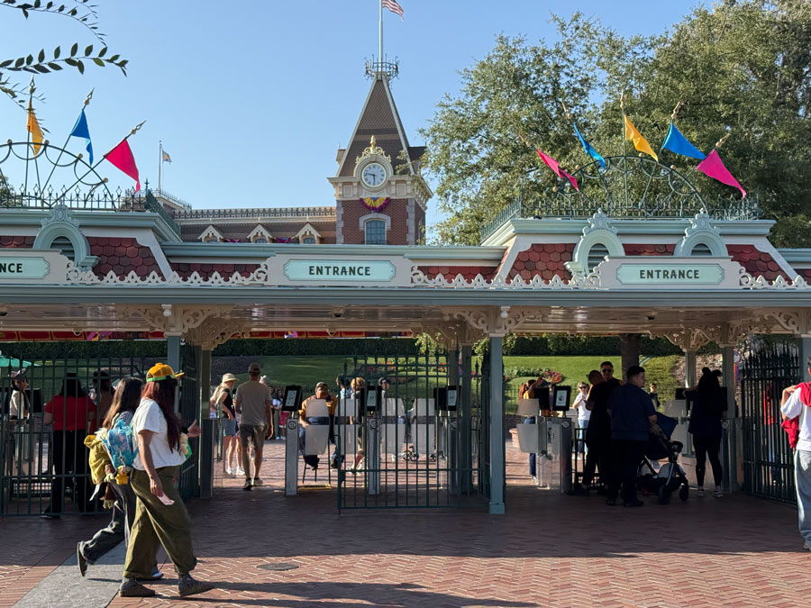 Disneyland entrance