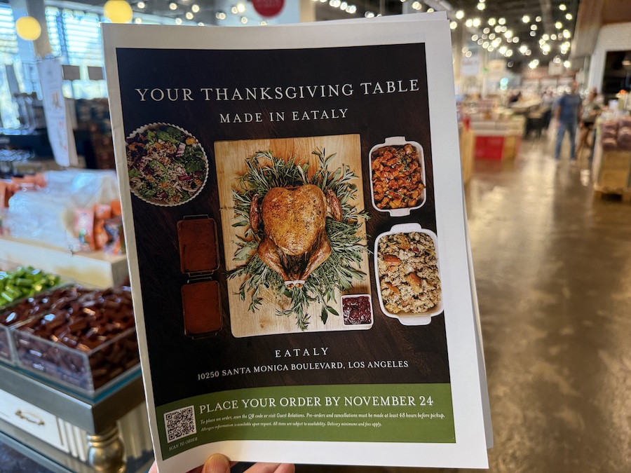 Bring Italian Flavor To Your Thanksgiving Table With Eataly LA