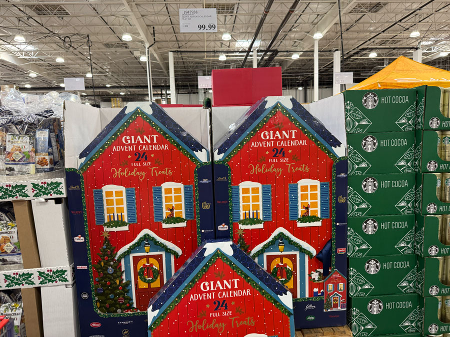 Giant Advent Calendar at Costco