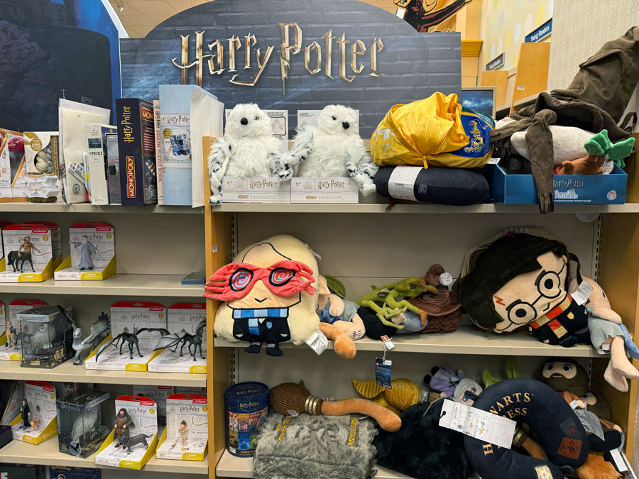 Harry Potter section at Barnes & Noble