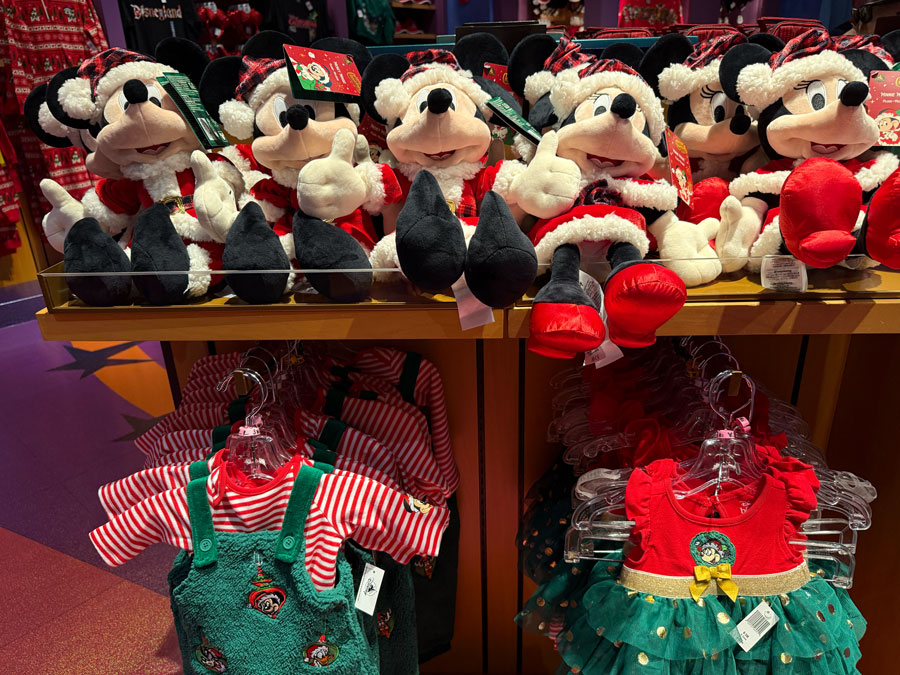 Holiday gifts at Disneyland store