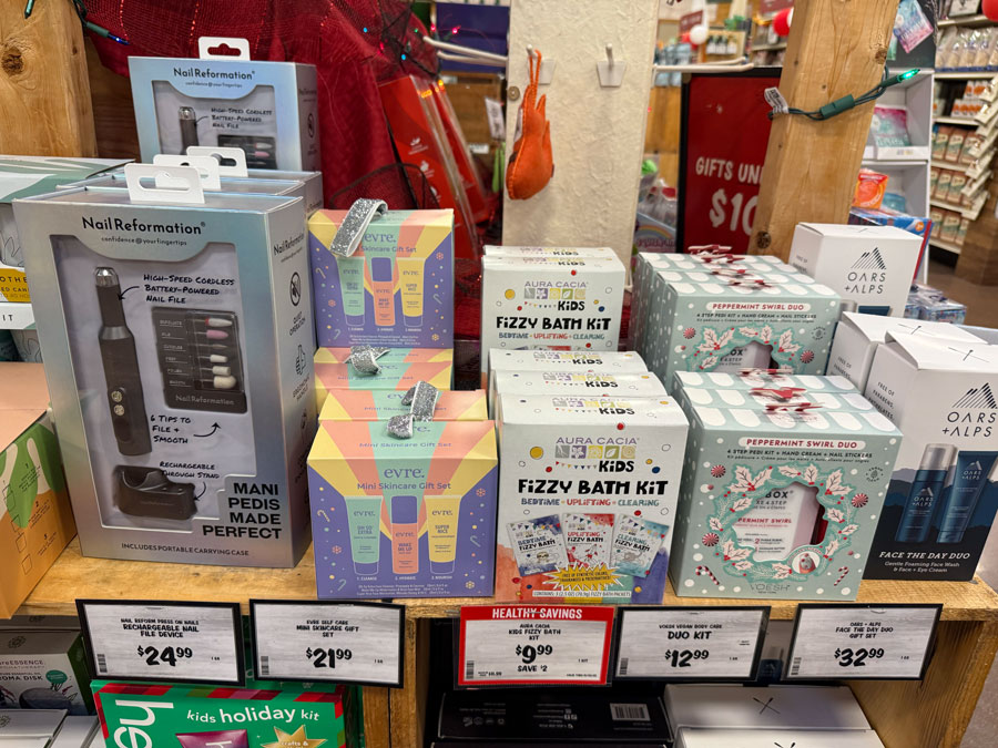 Home spa gifts at Sprouts