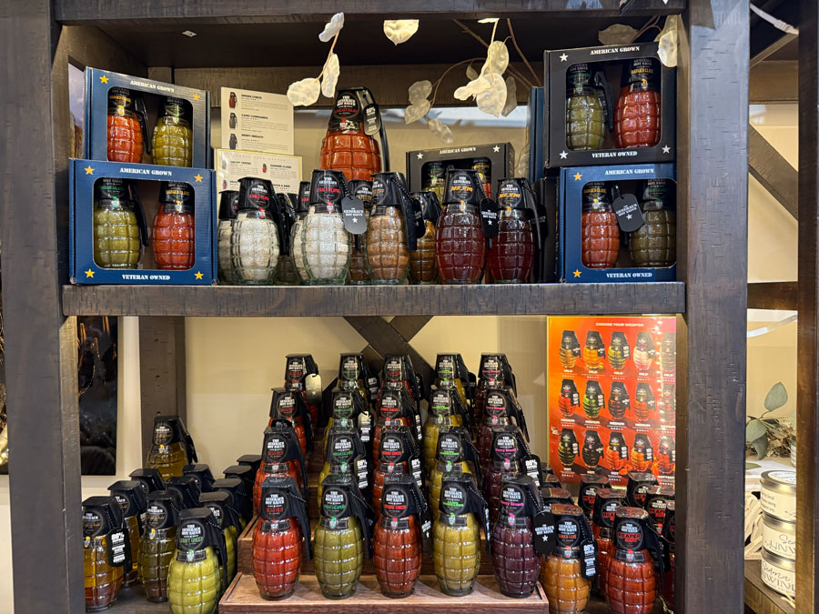 Hot sauces and gift sets at The Naja store - Uptown Sedona