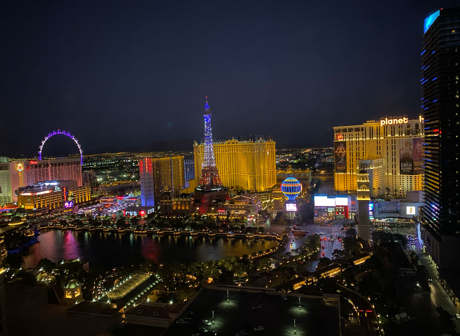 Las Vegas Strip at night