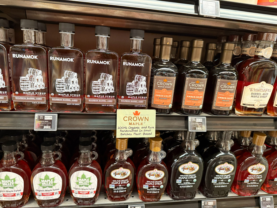 Maple syrup in Erewhon