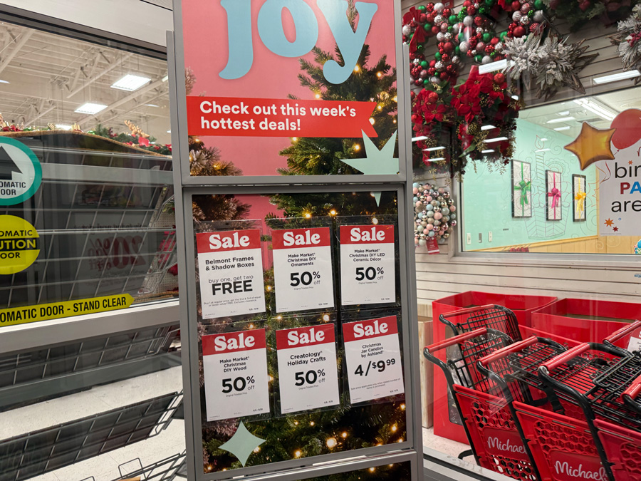 Michaels Holiday Deals