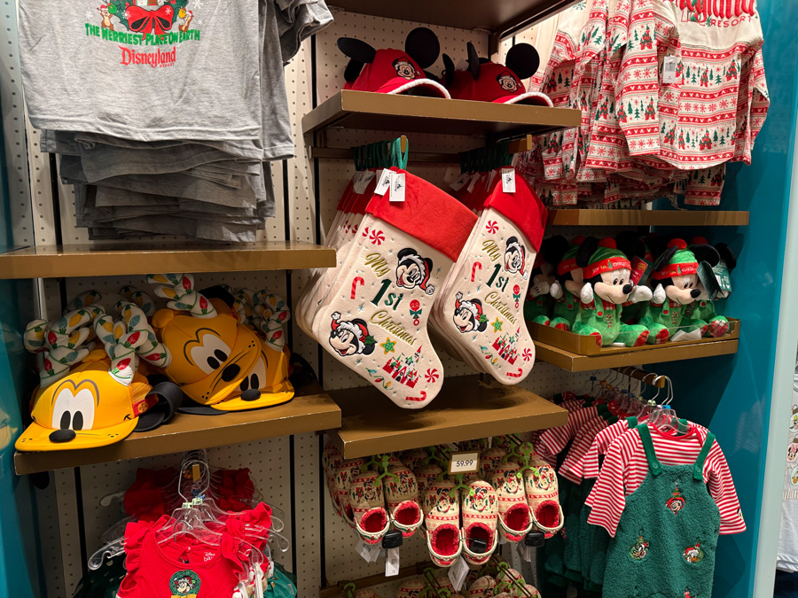 "My 1st Christmas" stockings - Disneyland shop