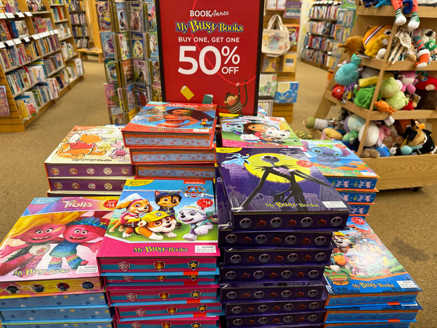 My Busy Books on sale at B&N