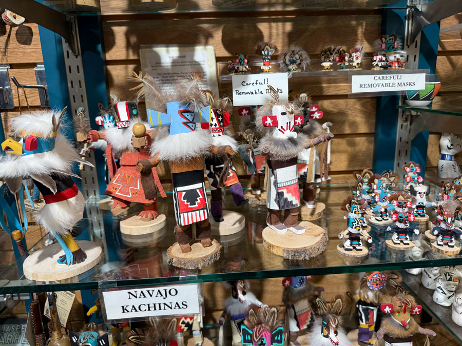 Navajo Kachinas dolls, The Naka store - Uptown Sedona