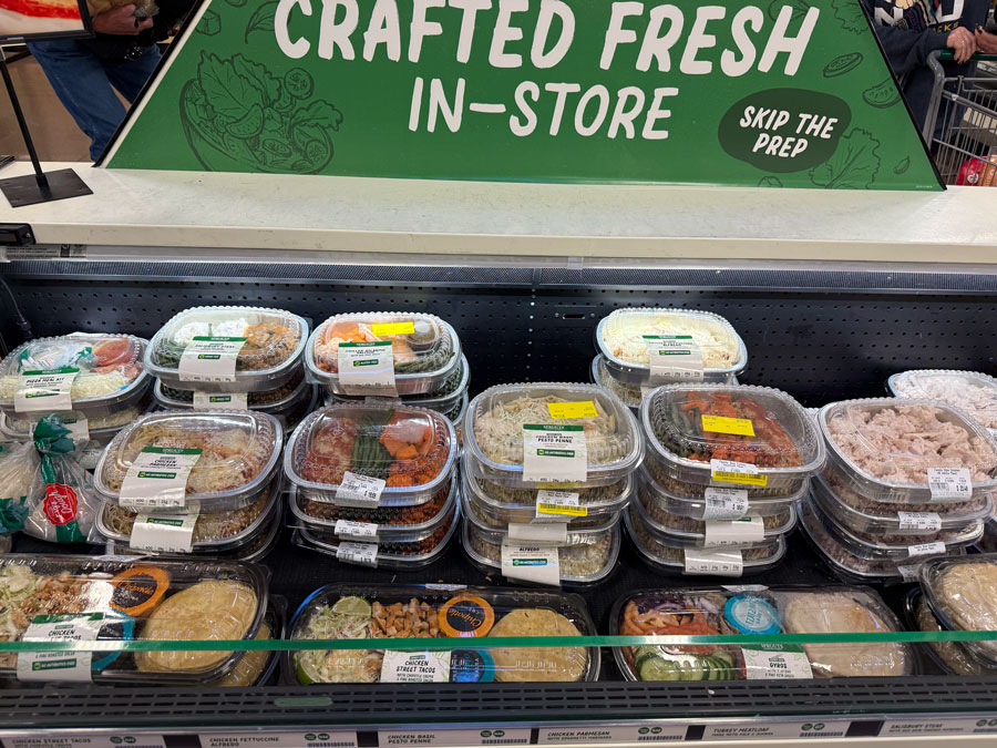 Prepared meals at Sprouts Farmers Market