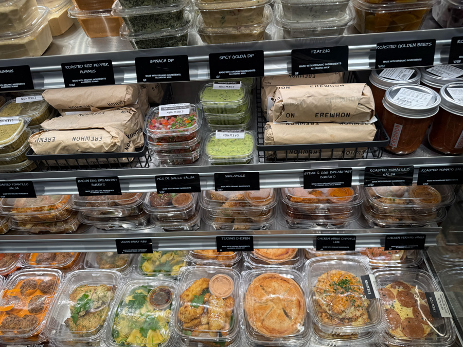 Ready meals and snacks in Erewhon