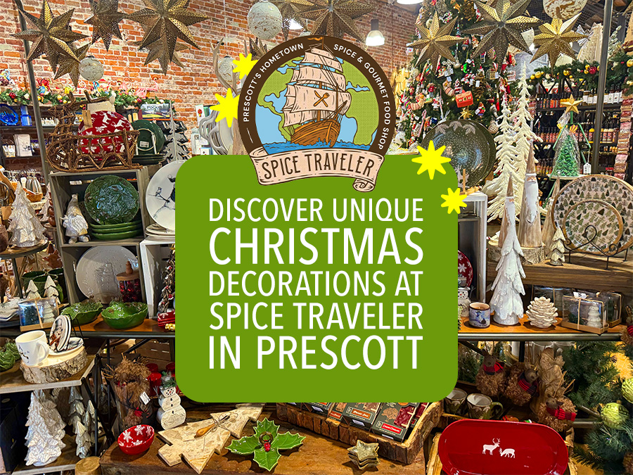 The Best Christmas Decor at Spice Traveler in Prescott, Arizona