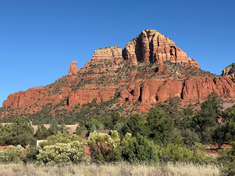 View of Red Rocks from McCullough Dr, Sedona, AZ