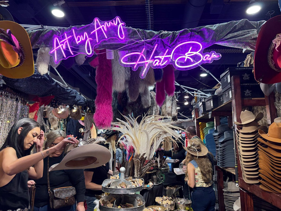 Art by Amy Hat Bar at the Christmas 2025 event