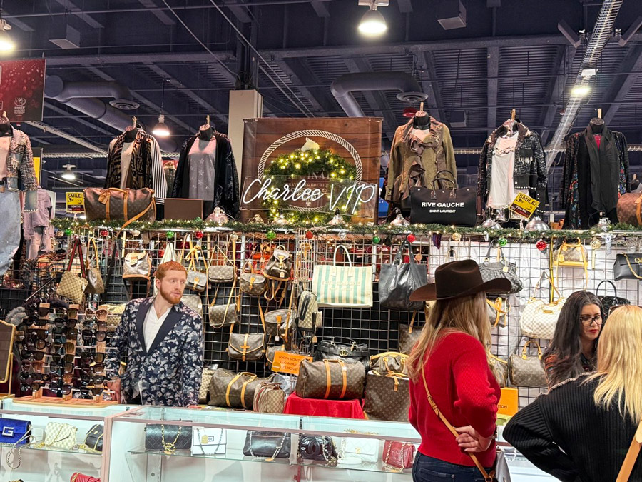 Charlee VIP boutique at the Christmas 2025 event